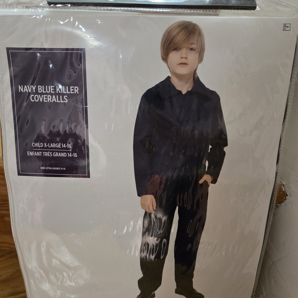 Navy Blue Coveralls for Kids